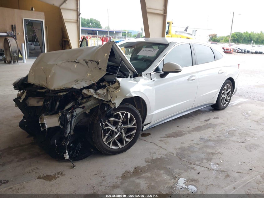 2020 Hyundai Sonata VIN 5NPEL4JA1LH023354 IAAI salvage auction — FRONT END, Salvage Title, sold $725 on 2026-07-29 (photo 2)
