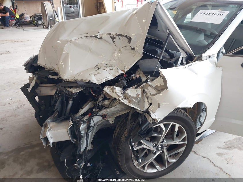 2020 Hyundai Sonata VIN 5NPEL4JA1LH023354 IAAI salvage auction — FRONT END, Salvage Title, sold $725 on 2026-07-29 (photo 6)