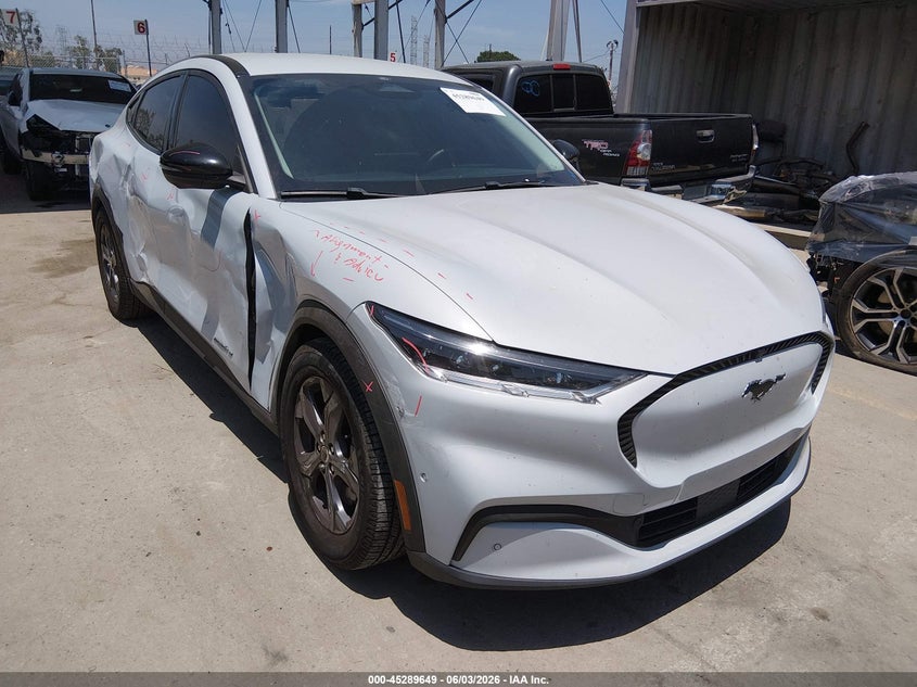 2023 Ford Mustang mach-e VIN 3FMTK1RM0PMA14325 IAAI salvage auction — RIGHT FRONT, Salvage Title, sold $7,300 on 2026-07-15 (photo 1)