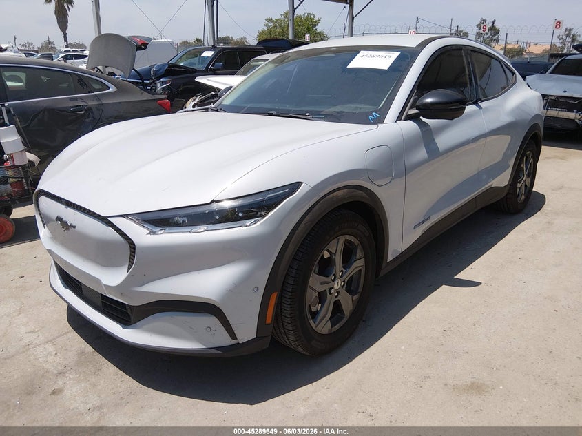 2023 Ford Mustang mach-e VIN 3FMTK1RM0PMA14325 IAAI salvage auction — RIGHT FRONT, Salvage Title, sold $7,300 on 2026-07-15 (photo 2)