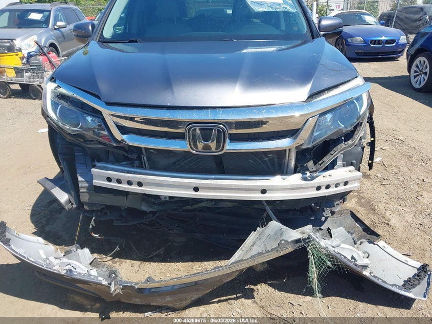 2021 Honda Pilot VIN 5FNYF6H39MB014618 IAAI salvage auction — FRONT END, Salvage Title, sold $4,800 on 2026-07-19 (photo 6)