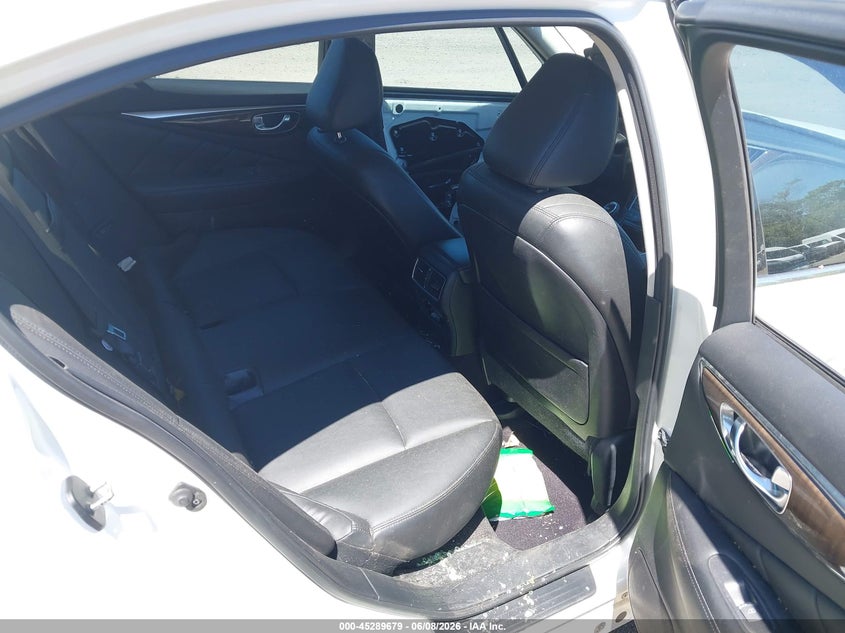 2018 Infiniti Q50 VIN JN1EV7AR9JM431284 IAAI salvage auction — THEFT, Salvage Title, sold $675 on 2026-07-21 (photo 8)