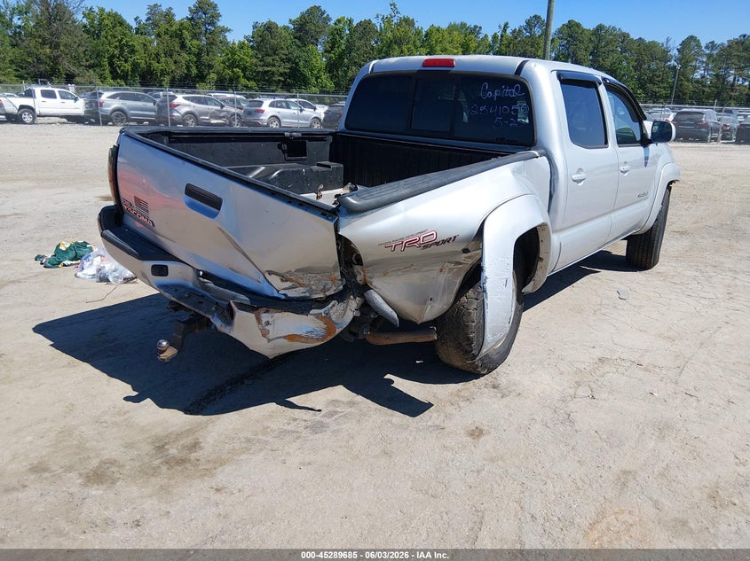 2008 Toyota Tacoma VIN 5TEJU62N68Z516640 IAAI salvage auction — RIGHT REAR, Salvage (Virginia), sold $1,950 on 2026-07-10 (photo 4)