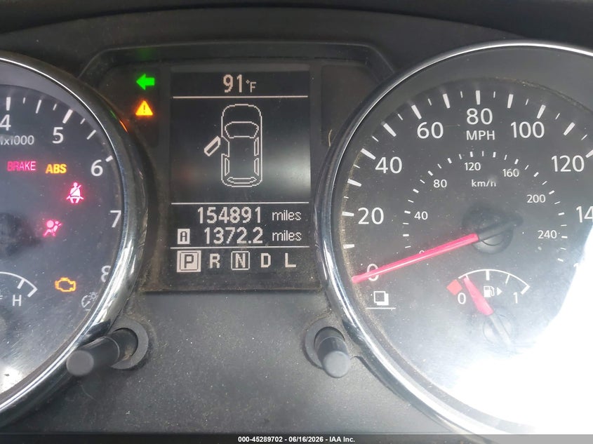 2013 Nissan Rogue sport VIN JN8AS5MT8DW504688 IAAI salvage auction — FRONT END, Clear (Tennessee), sold $350 on 2026-07-19 (photo 7)