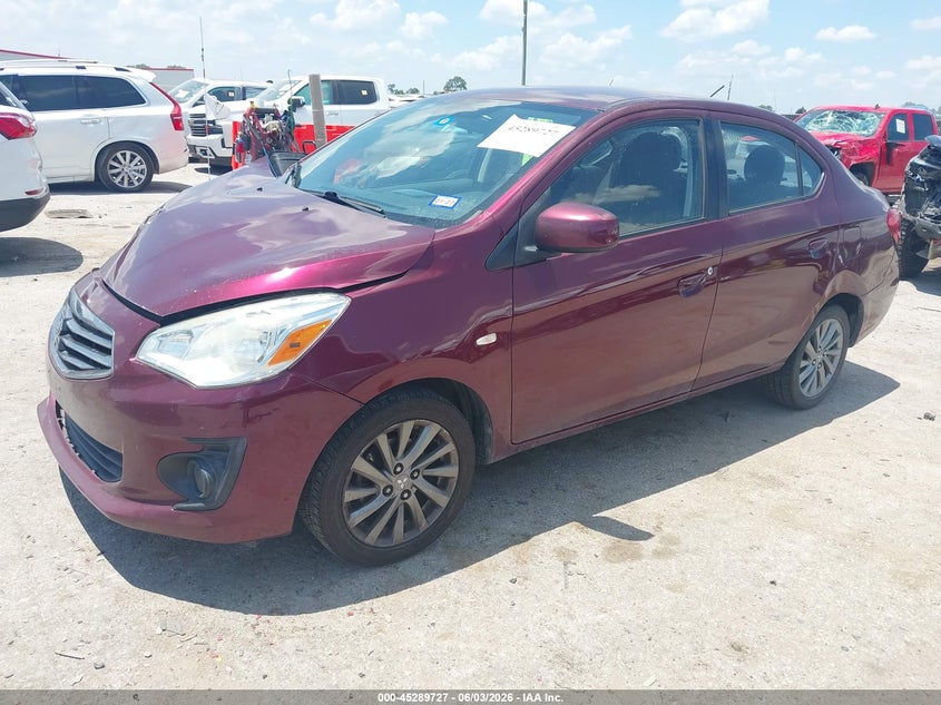 2018 Mitsubishi Mirage VIN ML32F3FJ5JHF05310 IAAI salvage auction — LEFT FRONT, Salvage Title, sold $1,825 on 2026-07-07 (photo 2)