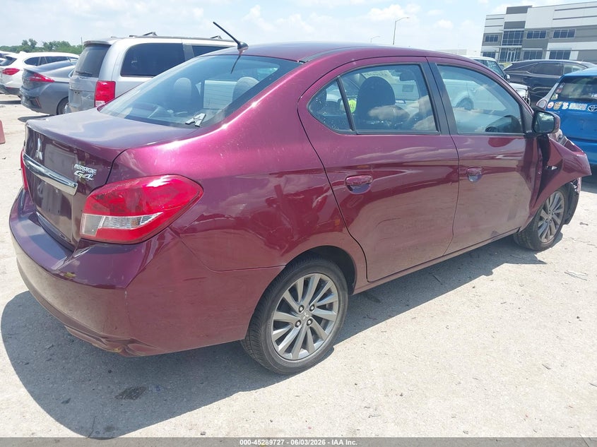 2018 Mitsubishi Mirage VIN ML32F3FJ5JHF05310 IAAI salvage auction — LEFT FRONT, Salvage Title, sold $1,825 on 2026-07-07 (photo 4)