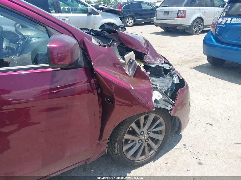 2018 Mitsubishi Mirage VIN ML32F3FJ5JHF05310 IAAI salvage auction — LEFT FRONT, Salvage Title, sold $1,825 on 2026-07-07 (photo 6)