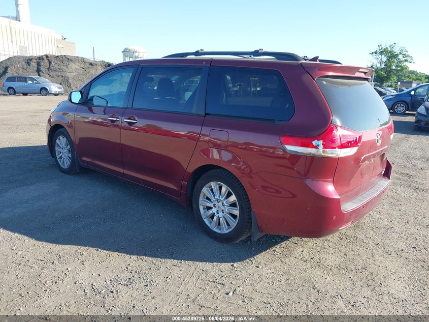 2011 Toyota Sienna VIN 5TDDK3DC4BS022231 IAAI salvage auction — REAR END, Clear (New Jersey), sold $3,050 on 2026-07-06 (photo 3)