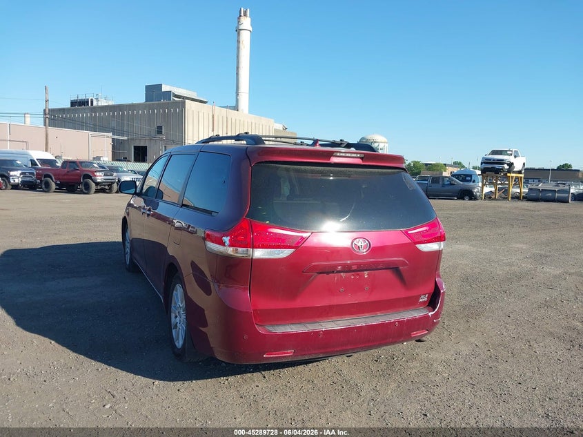 2011 Toyota Sienna VIN 5TDDK3DC4BS022231 IAAI salvage auction — REAR END, Clear (New Jersey), sold $3,050 on 2026-07-06 (photo 6)