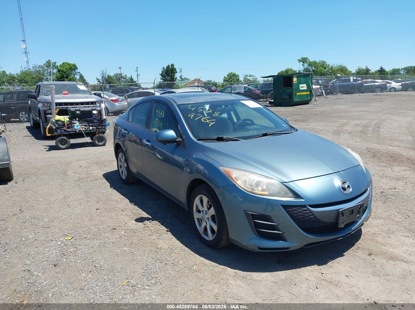 2010 Mazda 3 VIN JM1BL1SF0A1206115 IAAI salvage auction — REAR END, Clear (Virginia), sold $575 on 2026-07-28 (photo 1)