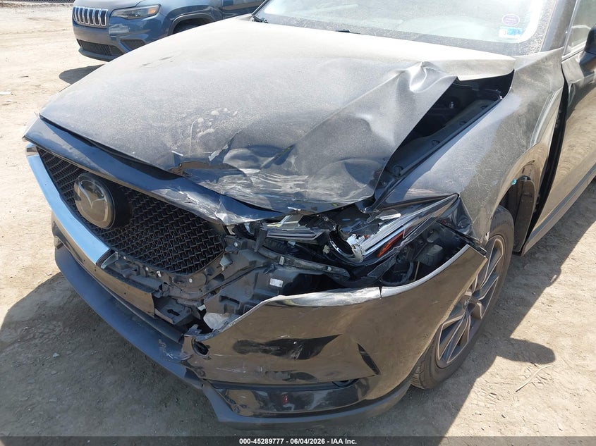 2018 Mazda Cx-5 VIN JM3KFADM5J1334554 IAAI salvage auction — LEFT FRONT, Salvage Title, sold $3,850 on 2026-08-01 (photo 6)