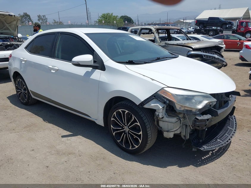2016 Toyota Corolla VIN 5YFBURHE2GP433417 IAAI salvage auction — FRONT END, Salvage Title, sold $3,050 on 2026-07-11 (photo 1)