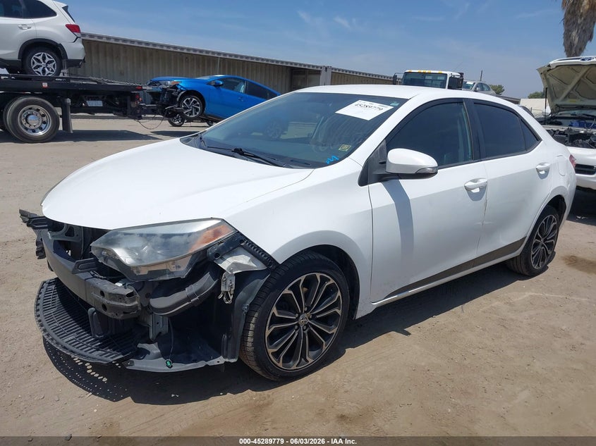 2016 Toyota Corolla VIN 5YFBURHE2GP433417 IAAI salvage auction — FRONT END, Salvage Title, sold $3,050 on 2026-07-11 (photo 2)