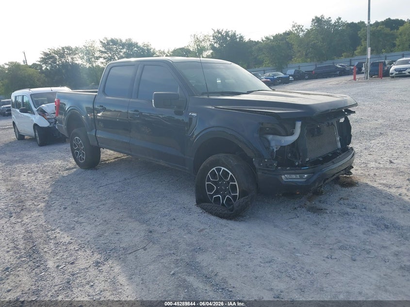 2023 Ford F-150 VIN 1FTFW1E55PFA65050 IAAI salvage auction — LEFT FRONT, Salvage Title, sold $7,975 on 2026-07-30 (photo 1)