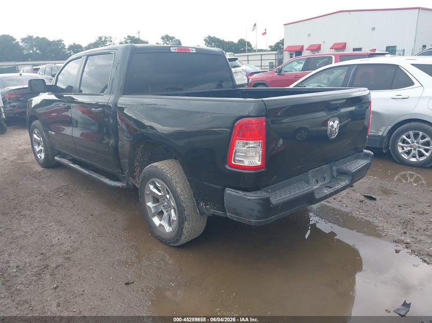 2019 Ram 1500 VIN 1C6RREGG3KN763625 IAAI salvage auction — RIGHT FRONT, Salvage Title, sold $6,500 on 2026-08-14 (photo 3)