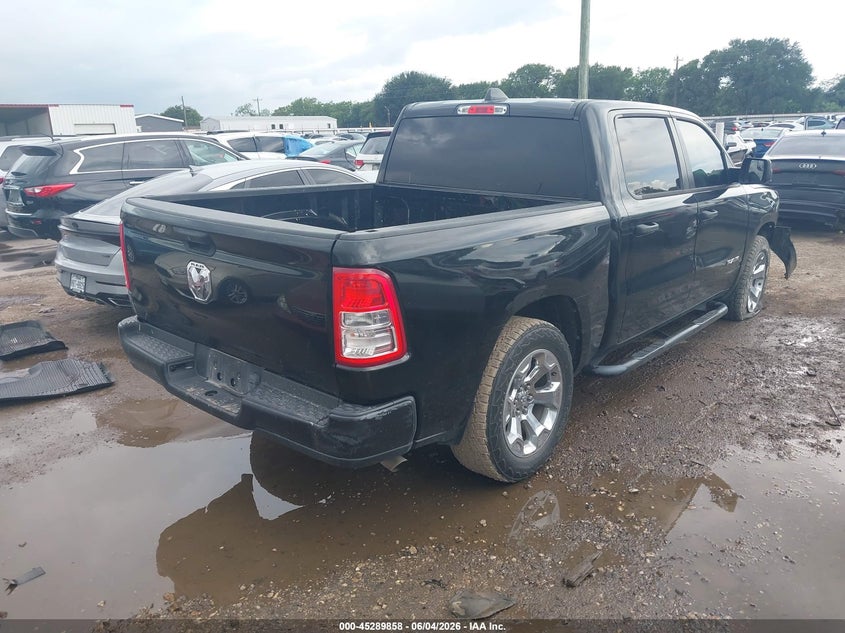 2019 Ram 1500 VIN 1C6RREGG3KN763625 IAAI salvage auction — RIGHT FRONT, Salvage Title, sold $6,500 on 2026-08-14 (photo 4)