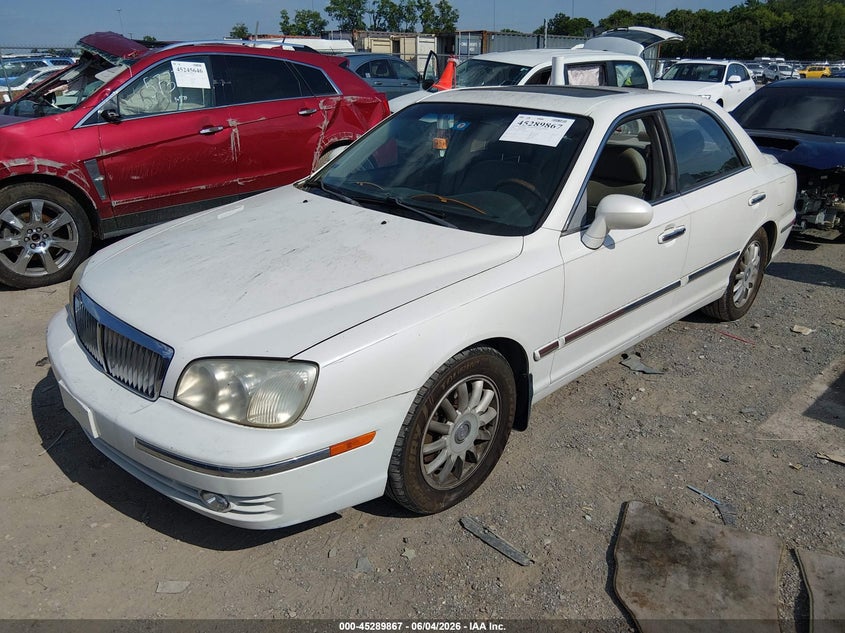 2004 Hyundai Xg VIN KMHFU45E44A276056 IAAI salvage auction — RIGHT SIDE, Clear (Tennessee), sold $500 on 2026-07-09 (photo 2)
