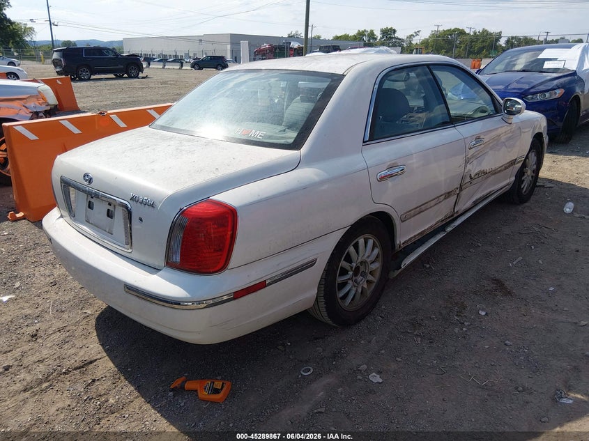 2004 Hyundai Xg VIN KMHFU45E44A276056 IAAI salvage auction — RIGHT SIDE, Clear (Tennessee), sold $500 on 2026-07-09 (photo 4)
