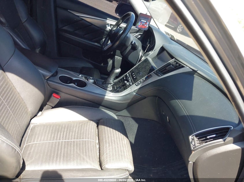 2018 Infiniti Q50 VIN JN1EV7AR8JM444107 IAAI salvage auction — RIGHT FRONT, Salvage Title, sold $2,150 on 2026-07-24 (photo 5)