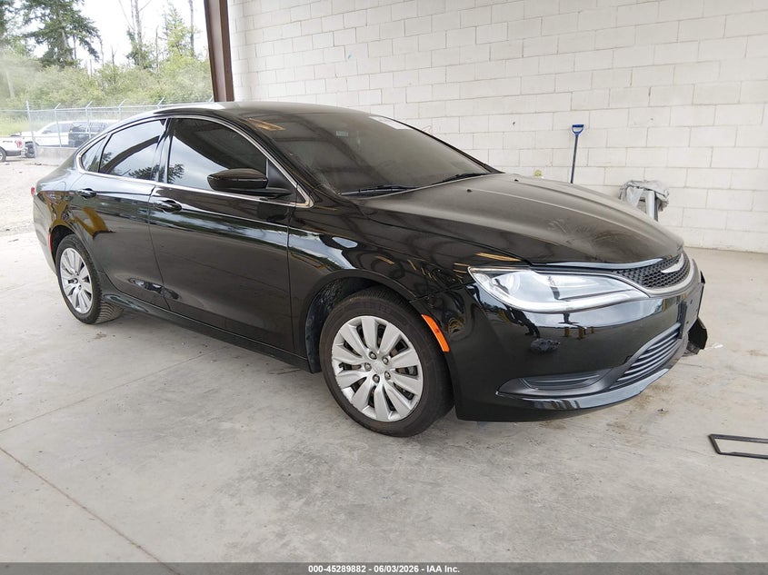 2016 Chrysler 200 VIN 1C3CCCFB6GN183517 IAAI salvage auction — LEFT FRONT, Salvage Title, sold $1,550 on 2026-07-05 (photo 1)