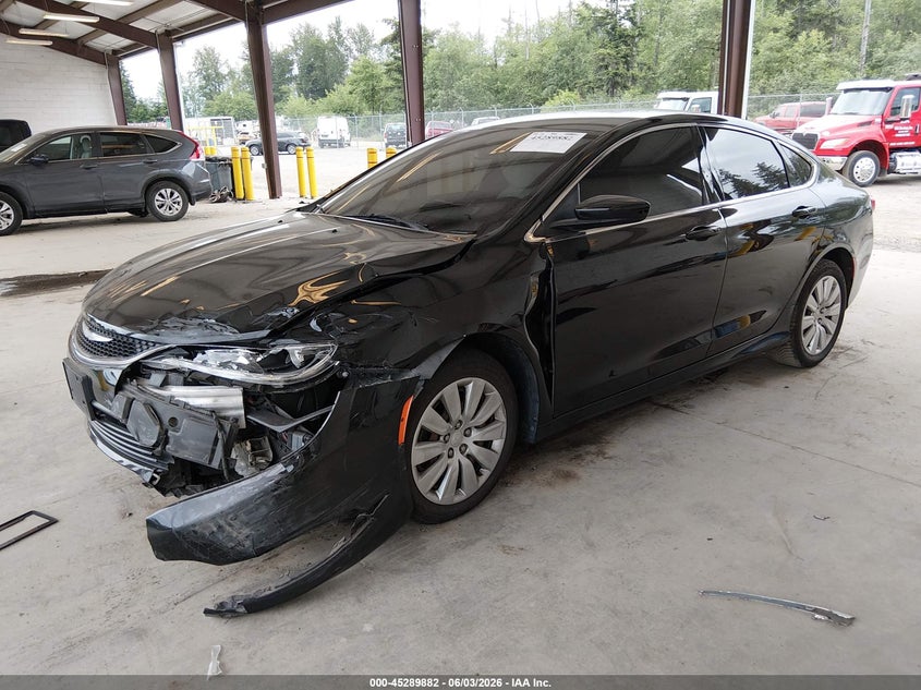 2016 Chrysler 200 VIN 1C3CCCFB6GN183517 IAAI salvage auction — LEFT FRONT, Salvage Title, sold $1,550 on 2026-07-05 (photo 2)