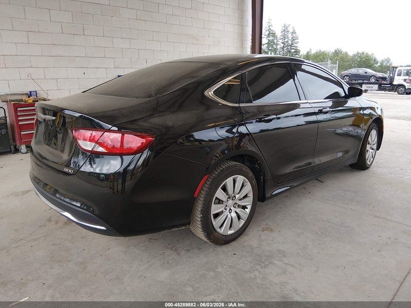 2016 Chrysler 200 VIN 1C3CCCFB6GN183517 IAAI salvage auction — LEFT FRONT, Salvage Title, sold $1,550 on 2026-07-05 (photo 4)