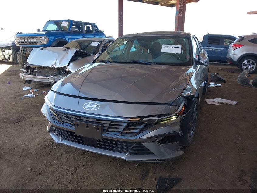 2025 Hyundai Elantra VIN KMHLS4DG7SU910872 IAAI salvage auction — LEFT FRONT, Salvage Title, sold $7,000 on 2026-08-02 (photo 6)