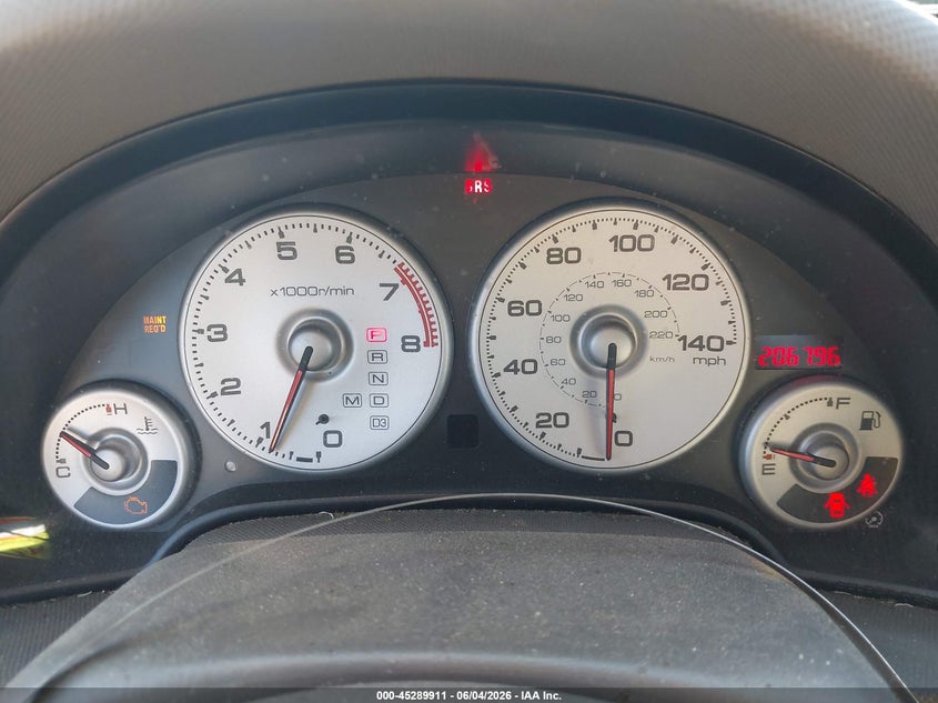 2003 Acura Rsx VIN JH4DC54873S003670 IAAI salvage auction — NORMAL WEAR, Clear (North Carolina), sold $450 on 2026-07-08 (photo 7)