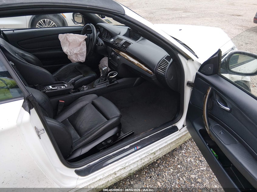 2012 BMW 1er VIN WBAUL7C55CVM82333 IAAI salvage auction — RIGHT FRONT, Salvage Title, sold $225 on 2026-07-06 (photo 5)
