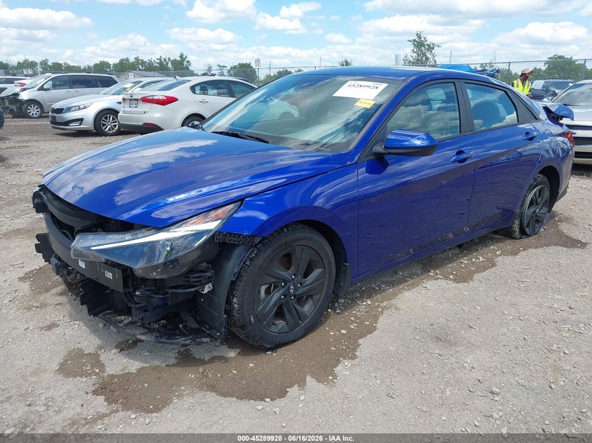 2022 Hyundai Elantra VIN KMHLS4AG0NU367602 IAAI salvage auction — FRONT & REAR, Salvage (Ohio), sold $3,725 on 2026-07-30 (photo 2)