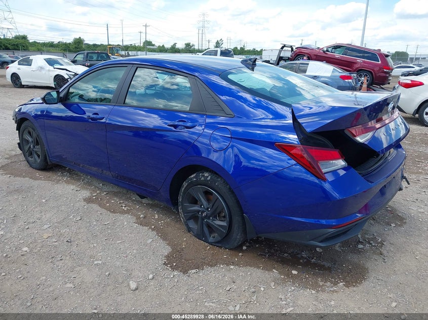 2022 Hyundai Elantra VIN KMHLS4AG0NU367602 IAAI salvage auction — FRONT & REAR, Salvage (Ohio), sold $3,725 on 2026-07-30 (photo 3)