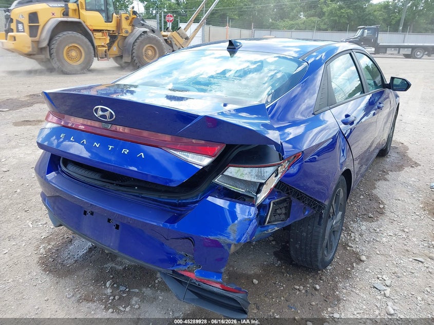 2022 Hyundai Elantra VIN KMHLS4AG0NU367602 IAAI salvage auction — FRONT & REAR, Salvage (Ohio), sold $3,725 on 2026-07-30 (photo 6)