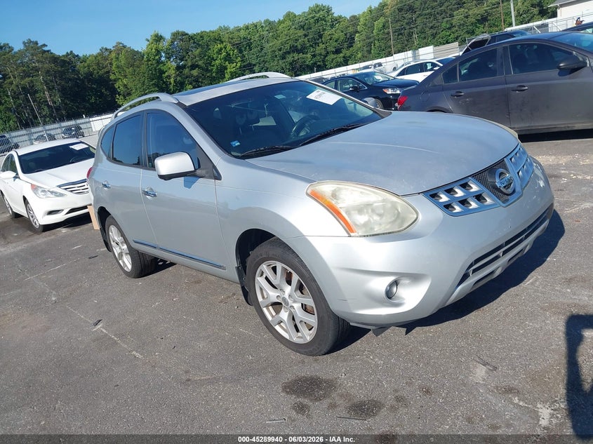 2012 Nissan Rogue VIN JN8AS5MT4CW255451 IAAI salvage auction — FRONT END, Repossession Paperwork (Georgia), sold $275 on 2026-07-22 (photo 1)