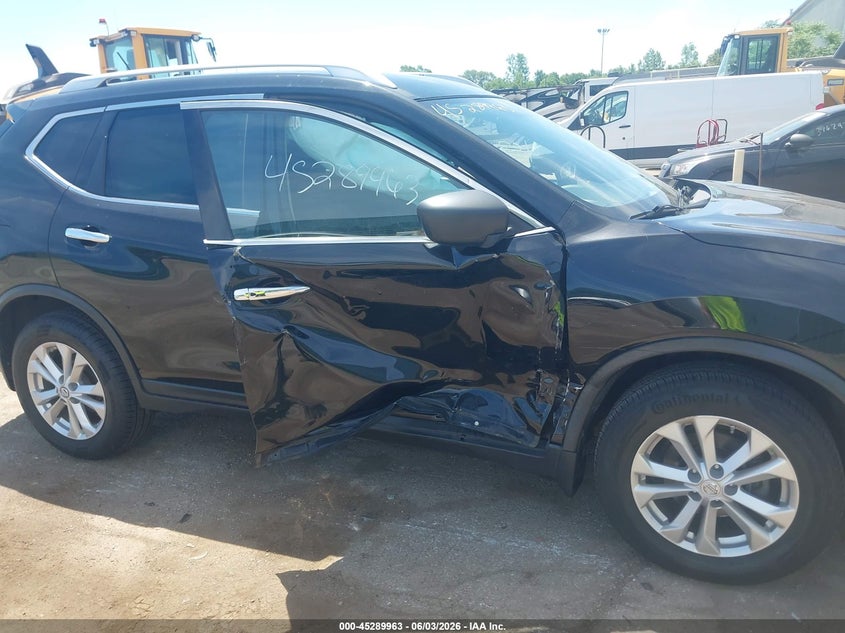 2016 Nissan Rogue VIN KNMAT2MV1GP596928 IAAI salvage auction — SIDE, Clear (Indiana), sold $1,000 on 2026-07-28 (photo 6)