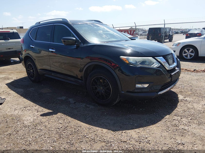 2017 Nissan Rogue VIN 5N1AT2MT5HC895468 IAAI salvage auction — HAIL, Salvage Title, sold $4,175 on 2026-07-10 (photo 1)