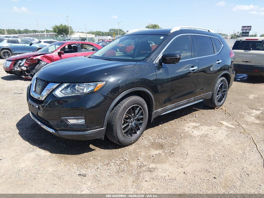 2017 Nissan Rogue VIN 5N1AT2MT5HC895468 IAAI salvage auction — HAIL, Salvage Title, sold $4,175 on 2026-07-10 (photo 2)