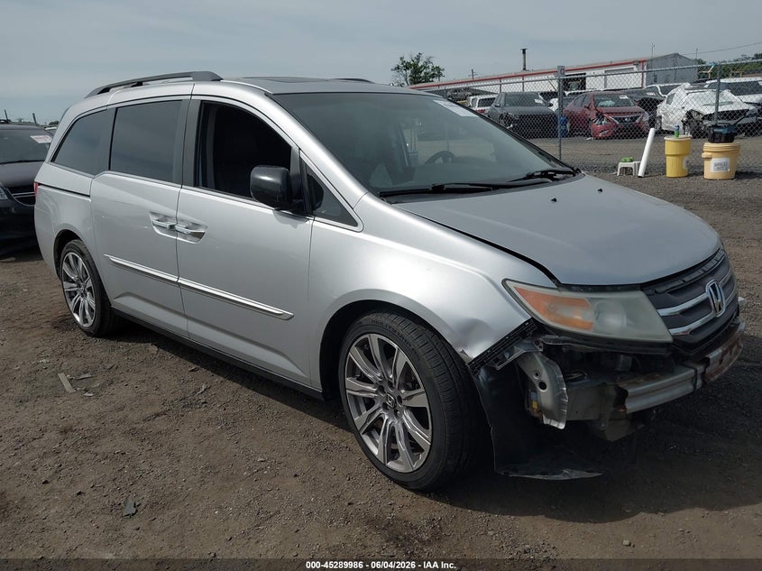 2012 Honda Odyssey VIN 5FNRL5H67CB050002 IAAI salvage auction — FRONT END, Salvage Title, sold $525 on 2026-07-24 (photo 1)