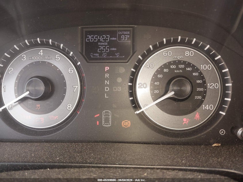 2012 Honda Odyssey VIN 5FNRL5H67CB050002 IAAI salvage auction — FRONT END, Salvage Title, sold $525 on 2026-07-24 (photo 7)