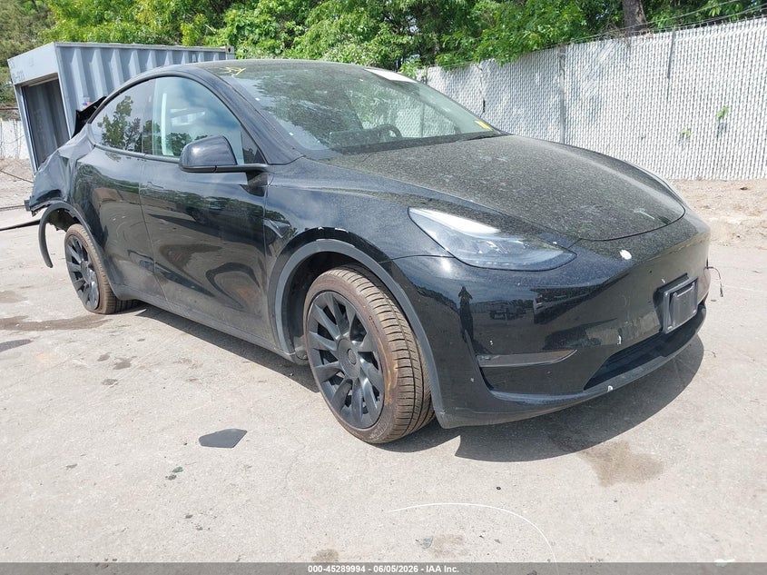 2023 Tesla Model y VIN 7SAYGDEE6PA182986 IAAI salvage auction — REAR END, Mv-907A (New York), sold $7,100 on 2026-07-28 (photo 1)