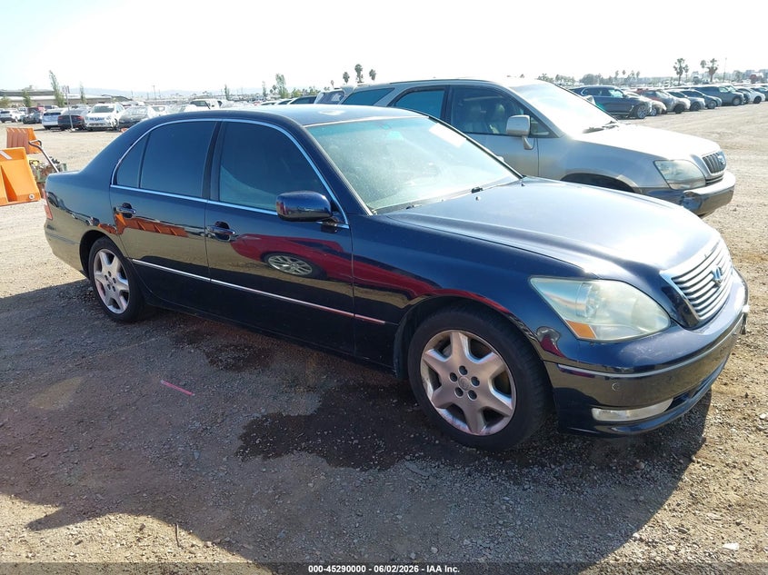 2004 Lexus Ls 430 VIN JTHBN36FX40144456 IAAI salvage auction — NORMAL WEAR, Clear - Dealer Only (California), sold $625 on 2026-07-06 (photo 1)