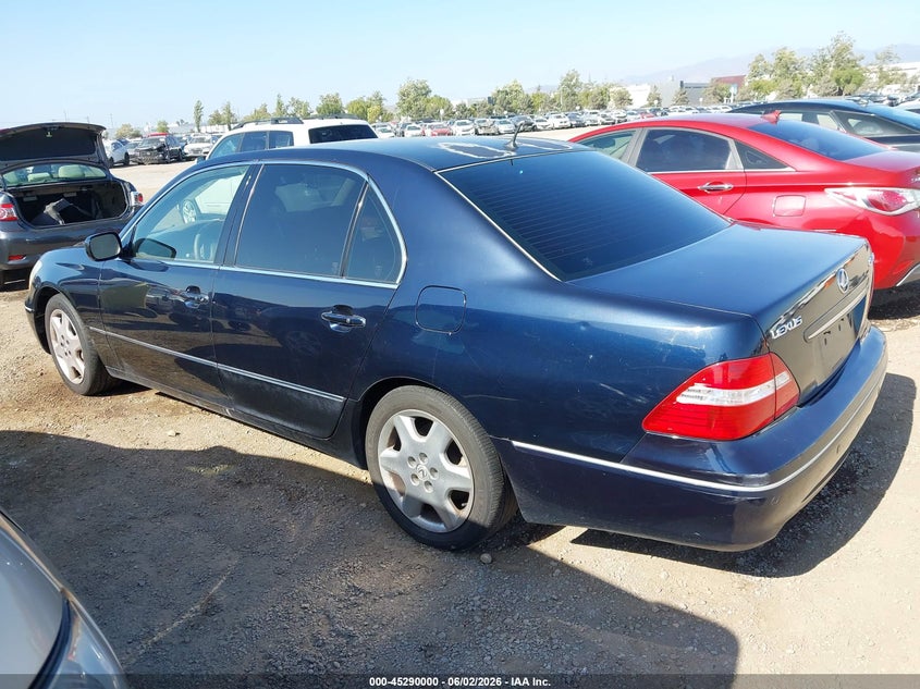 2004 Lexus Ls 430 VIN JTHBN36FX40144456 IAAI salvage auction — NORMAL WEAR, Clear - Dealer Only (California), sold $625 on 2026-07-06 (photo 3)