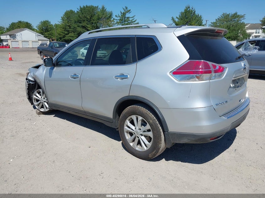 2015 Nissan Rogue VIN KNMAT2MT1FP575431 IAAI salvage auction — LEFT FRONT, Salvage Title, sold $225 on 2026-07-28 (photo 3)