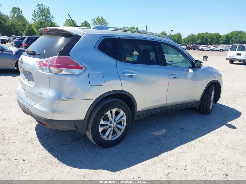 2015 Nissan Rogue VIN KNMAT2MT1FP575431 IAAI salvage auction — LEFT FRONT, Salvage Title, sold $225 on 2026-07-28 (photo 4)