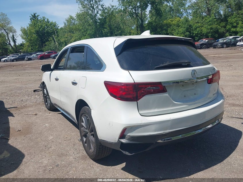 2018 Acura Mdx VIN 5J8YD4H57JL024716 IAAI salvage auction — RIGHT FRONT, Salvage Title, sold $2,750 on 2026-08-02 (photo 3)