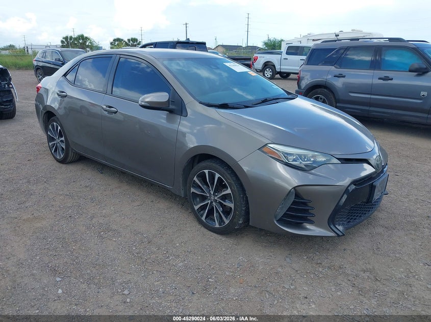 2018 Toyota Corolla VIN 5YFBURHE2JP768846 IAAI salvage auction — LEFT SIDE, Salvage Title, sold $4,200 on 2026-07-14 (photo 1)