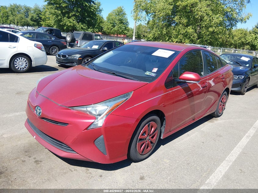 2018 Toyota Prius VIN JTDKARFU6J3063785 IAAI salvage auction — RIGHT FRONT, Clear (Pennsylvania), sold $2,600 on 2026-07-20 (photo 2)
