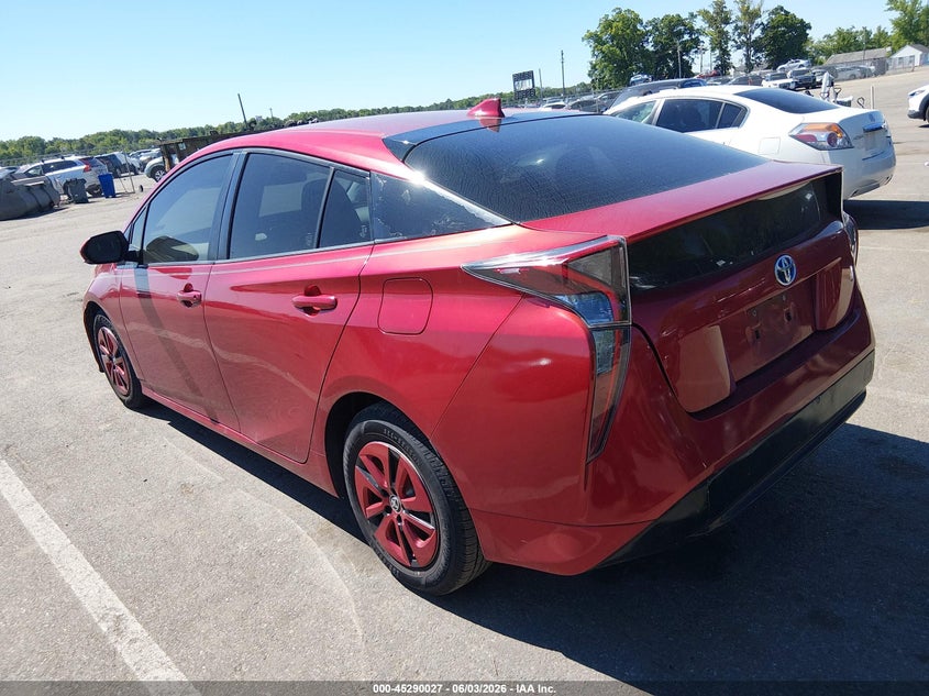 2018 Toyota Prius VIN JTDKARFU6J3063785 IAAI salvage auction — RIGHT FRONT, Clear (Pennsylvania), sold $2,600 on 2026-07-20 (photo 3)