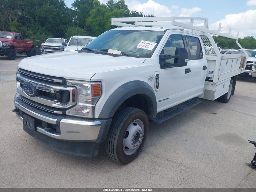2021 Ford VIN 1FD0W5HT8MED43072 IAAI salvage auction — NORMAL WEAR, Enterprise Vehicles Clear Only (Texas), sold $27,550 on 2026-07-13 (photo 2)