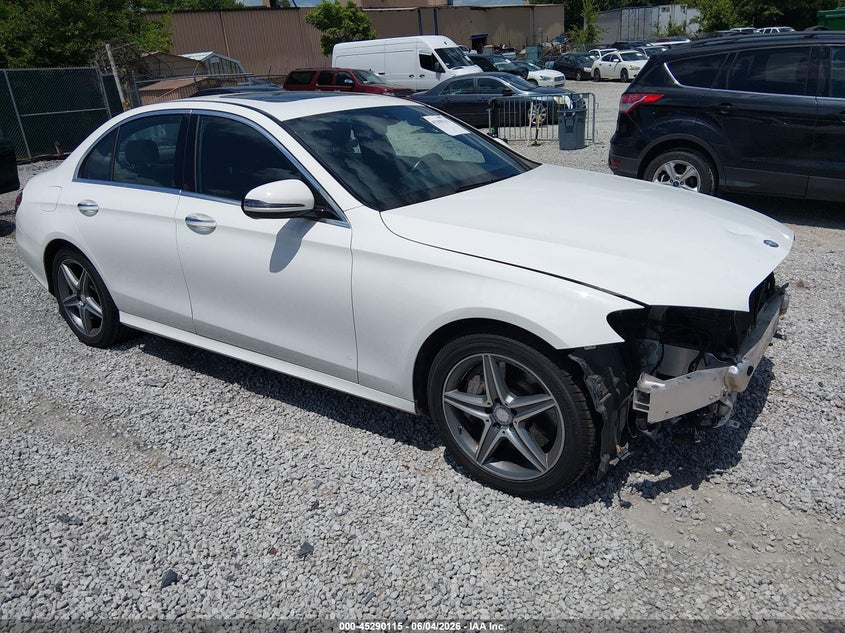 2017 Mercedes-benz E-klasse VIN WDDZF4JB0HA024212 IAAI salvage auction — FRONT END, Salvage Title, sold $6,250 on 2026-07-15 (photo 1)