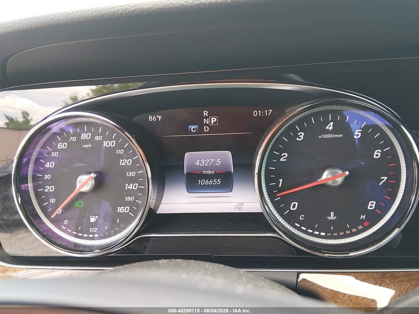 2017 Mercedes-benz E-klasse VIN WDDZF4JB0HA024212 IAAI salvage auction — FRONT END, Salvage Title, sold $6,250 on 2026-07-15 (photo 7)